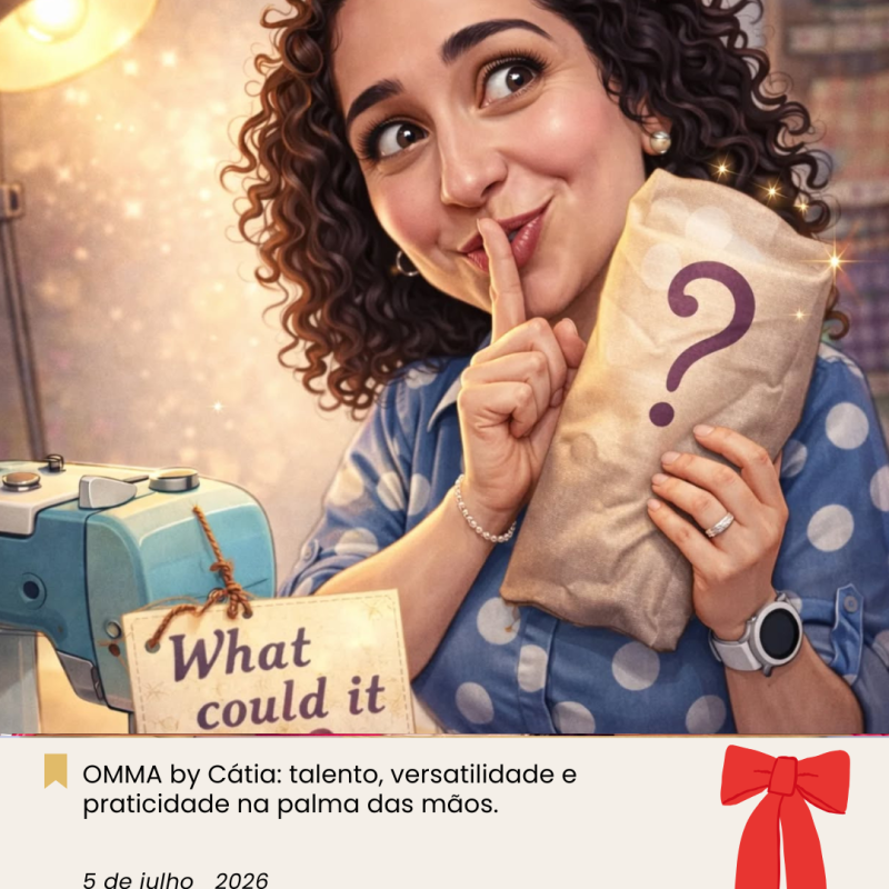 OMMA by Cátia: talento, versatilidade e praticidade na palma das mãos.